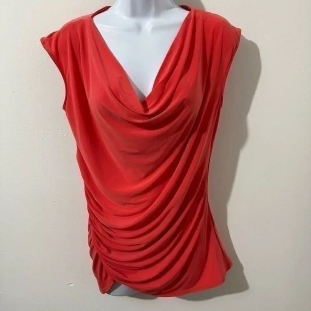 Vince camuto sleeveless Orange blouse size M A554